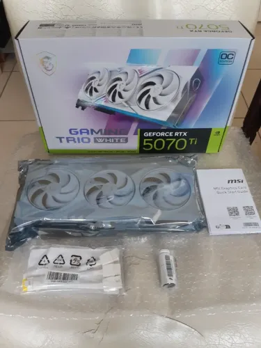 RTX 5070 TI 6.799 NO PIX OU 6.999 PRA TROCAS, TENHO NOTA FISCAL CAIXA ACESSÓRIOS GARANTIA