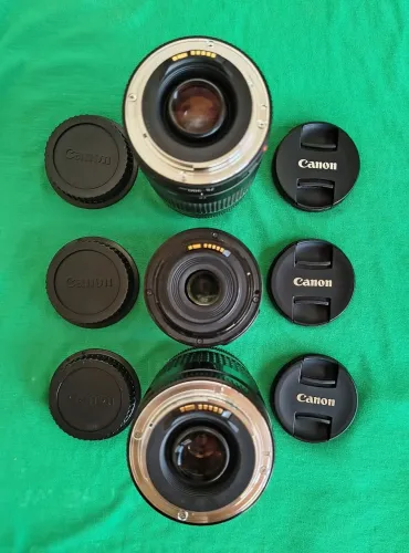 Lentes Canon 18-55 e 75-300mm