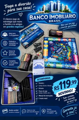 Banco Imobiliário Estrela - Ótimo Estado | R$ 119,99