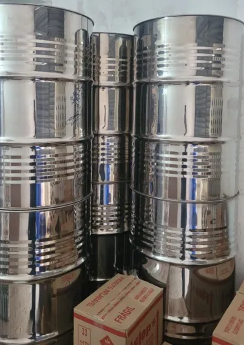 Tambores Inox 200 litros " sem uso "