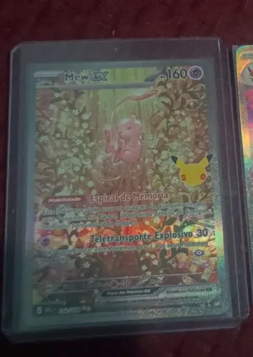 Mew Ex Arte Especial - Coleção de 30 Anos Pokemon TCG