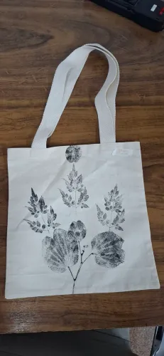 Ecobag de algodão cru