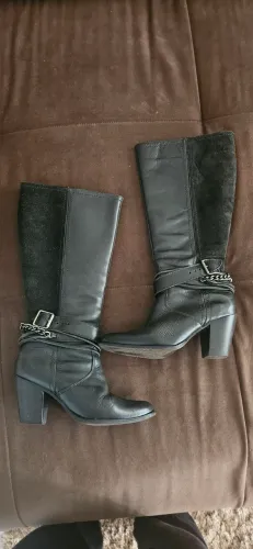 Bota de couro 