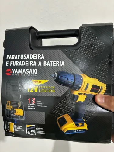Parafusadeira Yamasaki 12V sem fio com Maleta