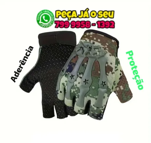 Luvas de dedo personalizadas, proteção ante-chock