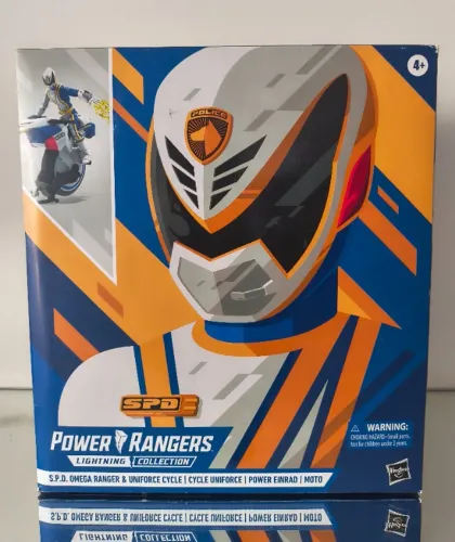 Hasbro Power Rangers S.P.D. Omega Ranger e Uniforce Cycle, Lightning Collection, Sentai