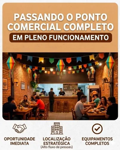 Passo Restaurante em funcionamento SERRINHA