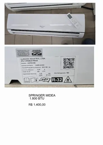 AR CONDICIONADO SPRINGER MIDEA