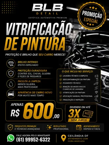 Promoção vitrificação poucas vagas!!