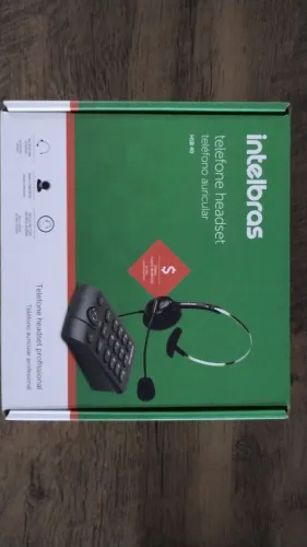 Telefone headset Intelbras HSB40 