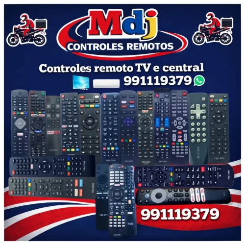 Controles de tv
