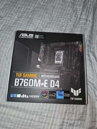 ASUS TUF Gaming B760M-E D4 DDR4 LGA 1700 ? 2 Meses de Uso