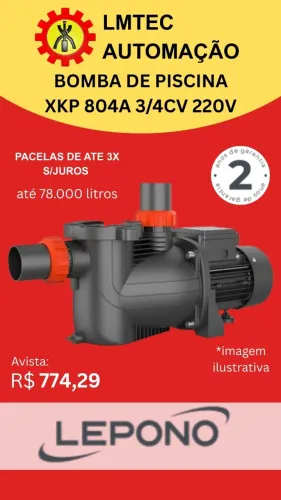 BOMBA DE PISCINA XKP 804A 0,75CV MON 220V LEPONO