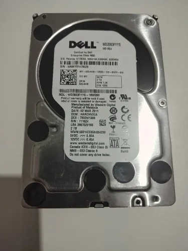 Hd 2tb dell SATA para servidor