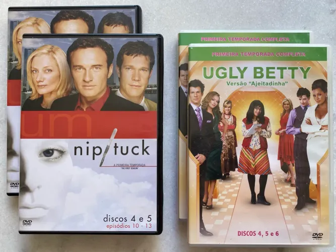 Box 1a temporada Ugly Betty + 1a temporada Nip and tuck.