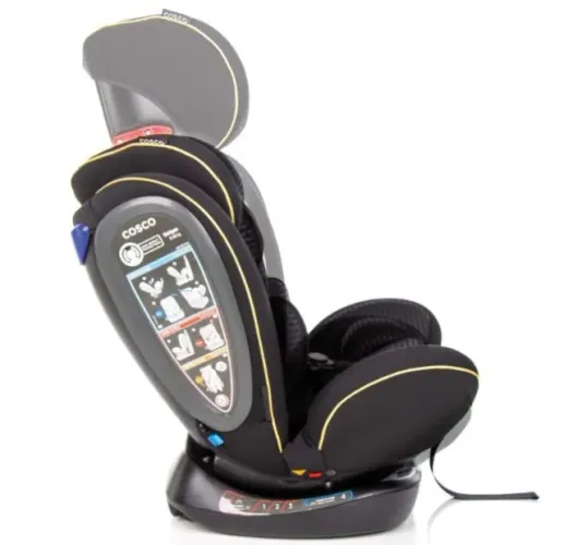 Cadeirinha Unique Cosco Kids de 0 a 36 kg - Preto