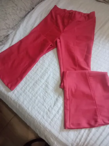 Super promoção!!!!Calça flare rosa com Lycra reforçada!!!ARAMODU!!!!USADA1X