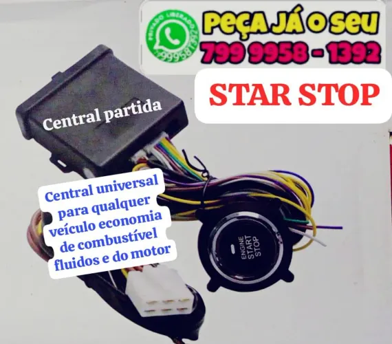 Central de partida  veicular, STAR STOP economia de combustível universal 