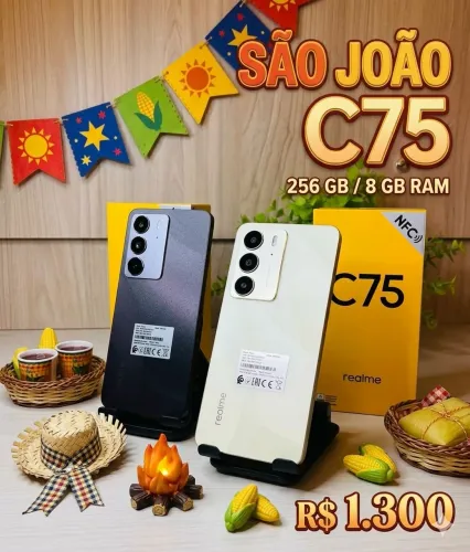Realme C75 novo lacrado com garantia!!!