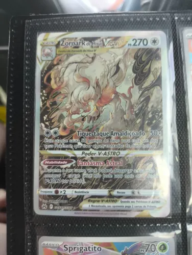 Carta Pokemon Zoroark de Hisui