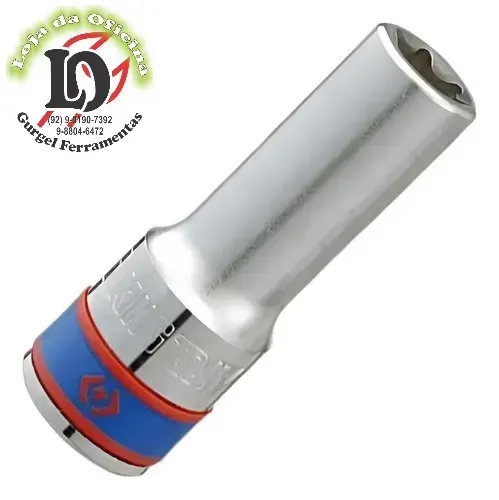 Soquete torx femea longo E24 1/2 - King Tony -KT427524