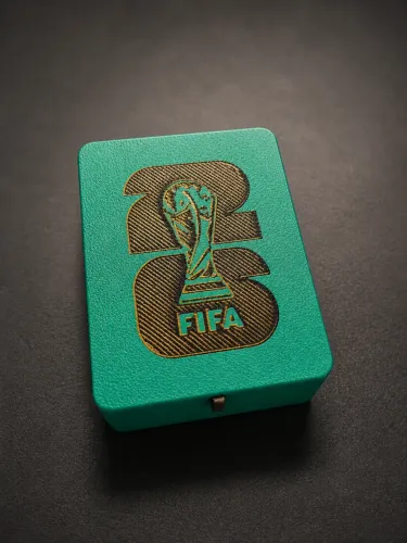 Caixa para figurinha da Copa do Mundo 2026