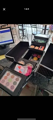 Maleta de maquiagem completa