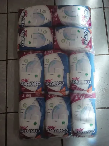 Fralda geriatica conforte max fardo com 10 pacotes EG cada pacote tem 7 unidades *
