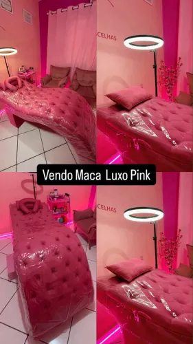 Maca Capitonê Luxo Pink