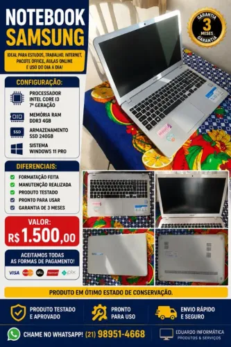 Notebook Samsung 