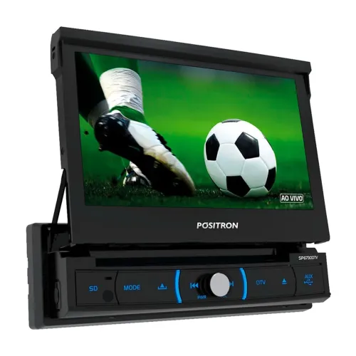 Multimídia Automotiva Positron Sp-6730Dtv 1 Din 7 Polegadas Tv Digital Bluetooth Usb