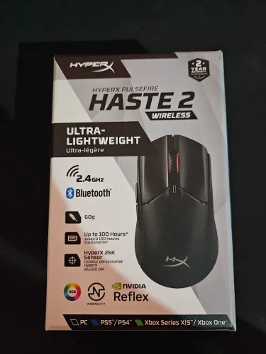 Mouse Gamer Hyperx Pulsefire Haste 2 Wireless
