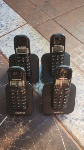 4 telefones sem fio