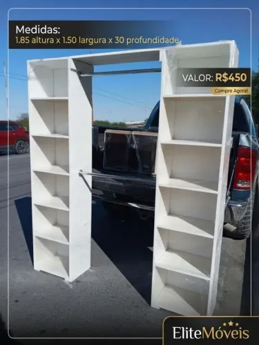 Closet direto da loja chama