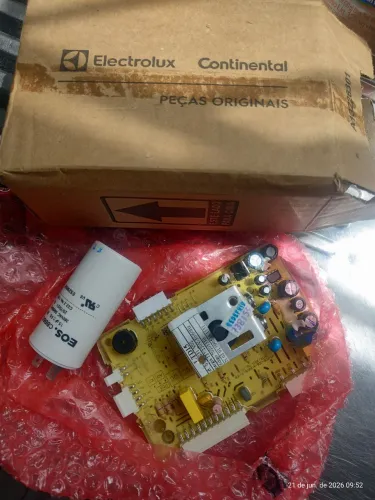 Placa e capacitor Eletrolux LTD 15 novos nunca usados