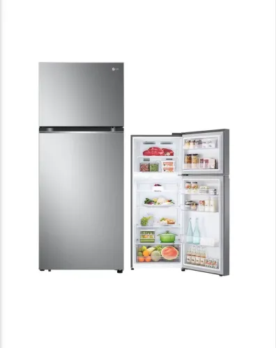 Geladeira LG GN-B392PLM Frost Free 395L Inverter Duplex Cor Inox Look