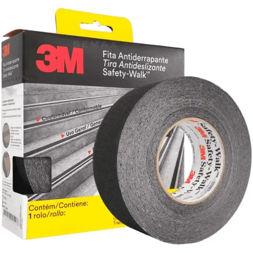 Fita Antiderrapante 3M 50mm X 20m Preto