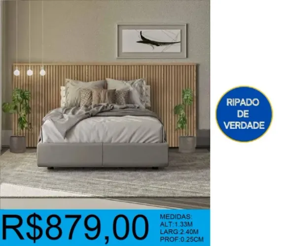 CABECEIRA - RIPADA - LINEA - COMPRE HOJE E RECEBA EM ATÉ 72 HORAS