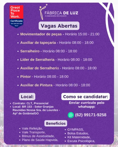 Vagas de Emprego