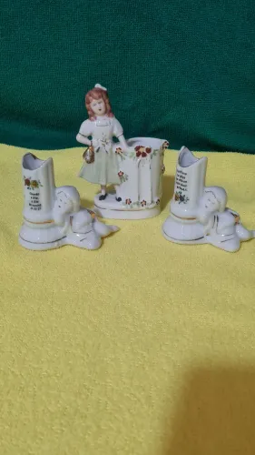 Kit bibelos porcelanas.