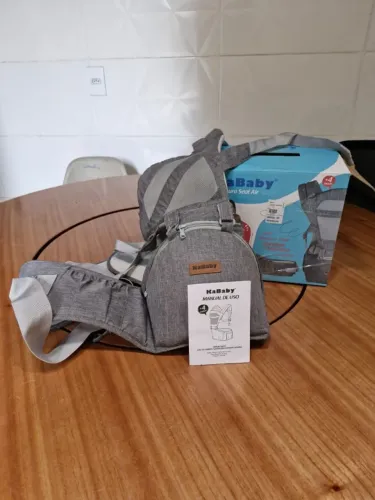 Canguru KaBaby Seat Air Ergonômico com Assento - Até 15kg