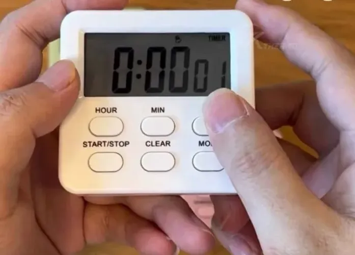 Temporizador de relógio multifuncional, cozinha, despertador digital, estudo, prático