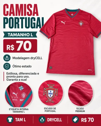 Camisa seleção Portugal 2025/26
