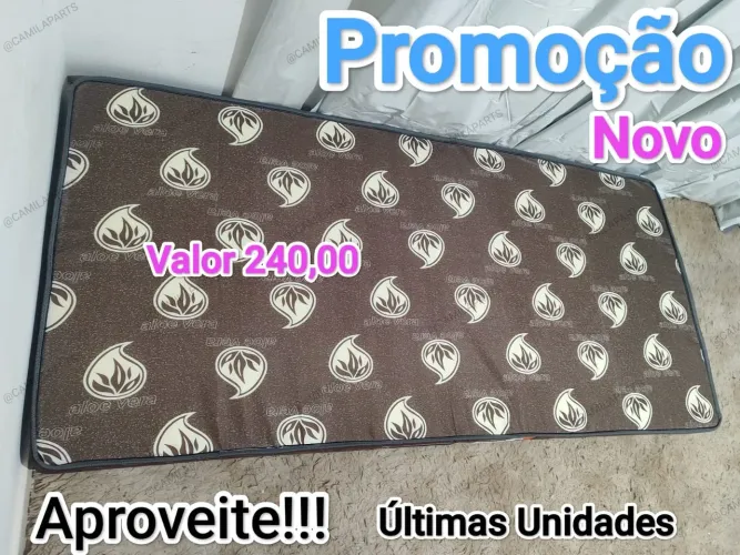 Colchão Solteiro Espuma (NOVO) Entrego 