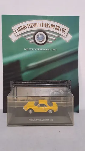 MOBILE TOY MT Willys Interlagos 1963 Carros Inesquecíveis do Brasil 1:43 Novo Lacrado