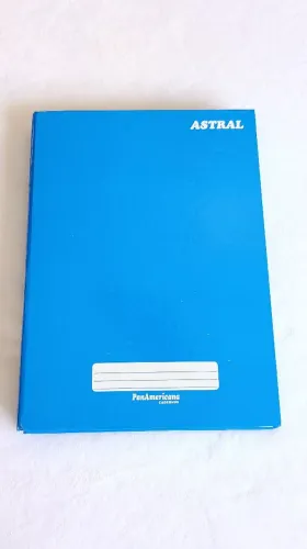 Kit 3 Cadernos Grande A4 Capa Dura Brochura