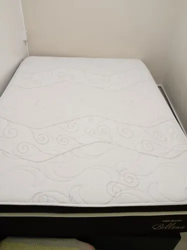 Cama box e colchão Belona Casal