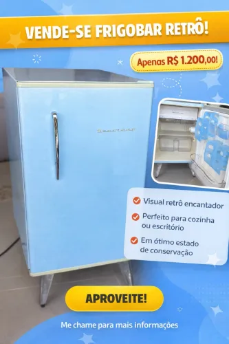 Frigobar Retrô - OPORTUNIDADE