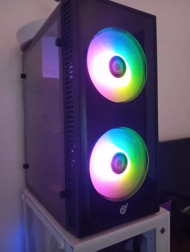 Pc gamer completo monitor teclado mause e placa de vídeo ideal para jogos