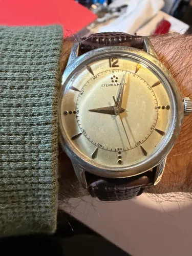 Eterna-Matic Vintage Calibre 1249T anos 1950